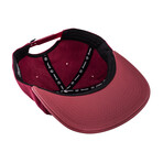 Vanguard Snapback Cap // Ruby