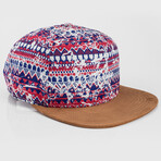 Aztec Quetzalcoatl Snapback Cap // Red