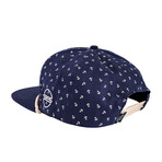 Anchor Harbor Snapback Cap // Blue