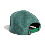 Halo Snapback Cap // Green