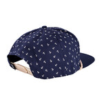 Anchor Harbor Snapback Cap // Blue