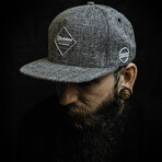 Chronos Snapback Cap // Gray