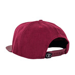 Vanguard Snapback Cap // Ruby