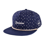 Anchor Harbor Snapback Cap // Blue