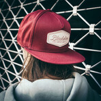 Oasis Snapback Cap // Maroon