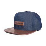 Aion Snapback Cap // Blue