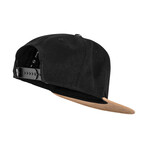 Port Fairy Snapback Cap // Black