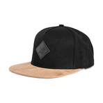 Port Fairy Snapback Cap // Black