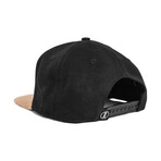 Port Fairy Snapback Cap // Black