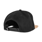 Port Fairy Snapback Cap // Black