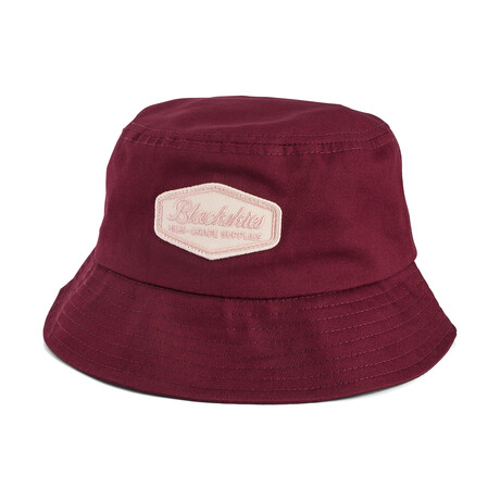 Oasis Bucket Hat // Maroon + Beige