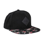 Black Beauty Vol. II Snapback Cap // Black + Floral