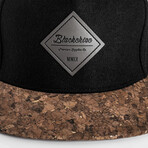 Legacy Snapback Cap // Black