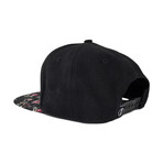 Black Beauty Vol. II Snapback Cap // Black + Floral