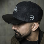 Amun Snapback Cap // Black