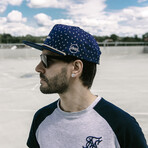 Anchor Harbor Snapback Cap // Blue