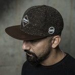 Osiris Snapback Cap // Brown