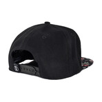 Black Beauty Vol. II Snapback Cap // Black + Floral