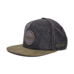 Gaea Snapback Cap // Gray + Green