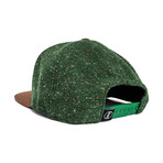 Obsidian Snapback Cap // Green + Brown