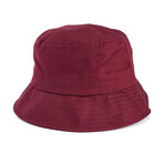 Oasis Bucket Hat // Maroon + Beige