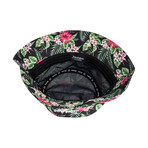 Oahu Bucket Hat // Black + Floral