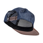 Aion Snapback Cap // Blue