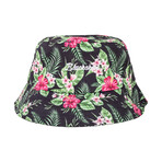 Oahu Bucket Hat // Black + Floral