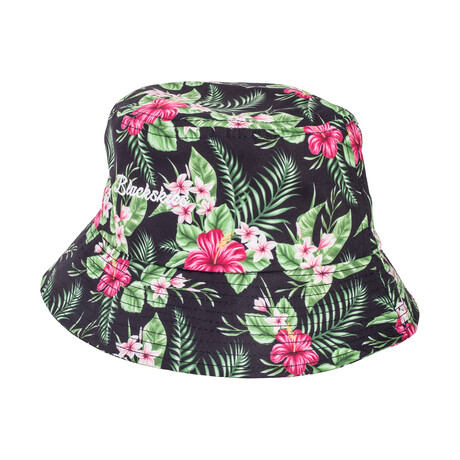 Oahu Bucket Hat // Black + Floral