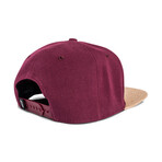 Port Said Snapback Cap // Maroon