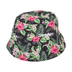 Oahu Bucket Hat // Black + Floral