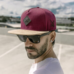 Port Said Snapback Cap // Maroon