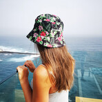 Oahu Bucket Hat // Black + Floral