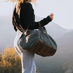 Tahoe Canvas Travel Duffle Bag // Black