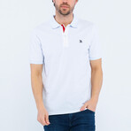 Bilal Short Sleeve Polo Shirt // White (M)