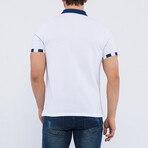 Khalid Short Sleeve Polo Shirt // White (2XL)