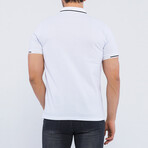 Julian Short Sleeve Polo Shirt // White (M)