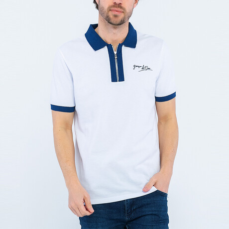 Harris Short Sleeve Polo Shirt // White (S)