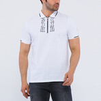 Julian Short Sleeve Polo Shirt // White (M)