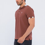 Josh Short Sleeve Polo Shirt // Brown (3XL)