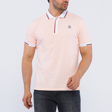Jacob Short Sleeve Polo Shirt // Pink (S)