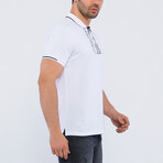 Julian Short Sleeve Polo Shirt // White (M)