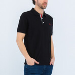 Tommy Short Sleeve Polo Shirt // Black (S)