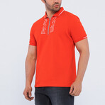 Conor Short Sleeve Polo Shirt // Red (XL)