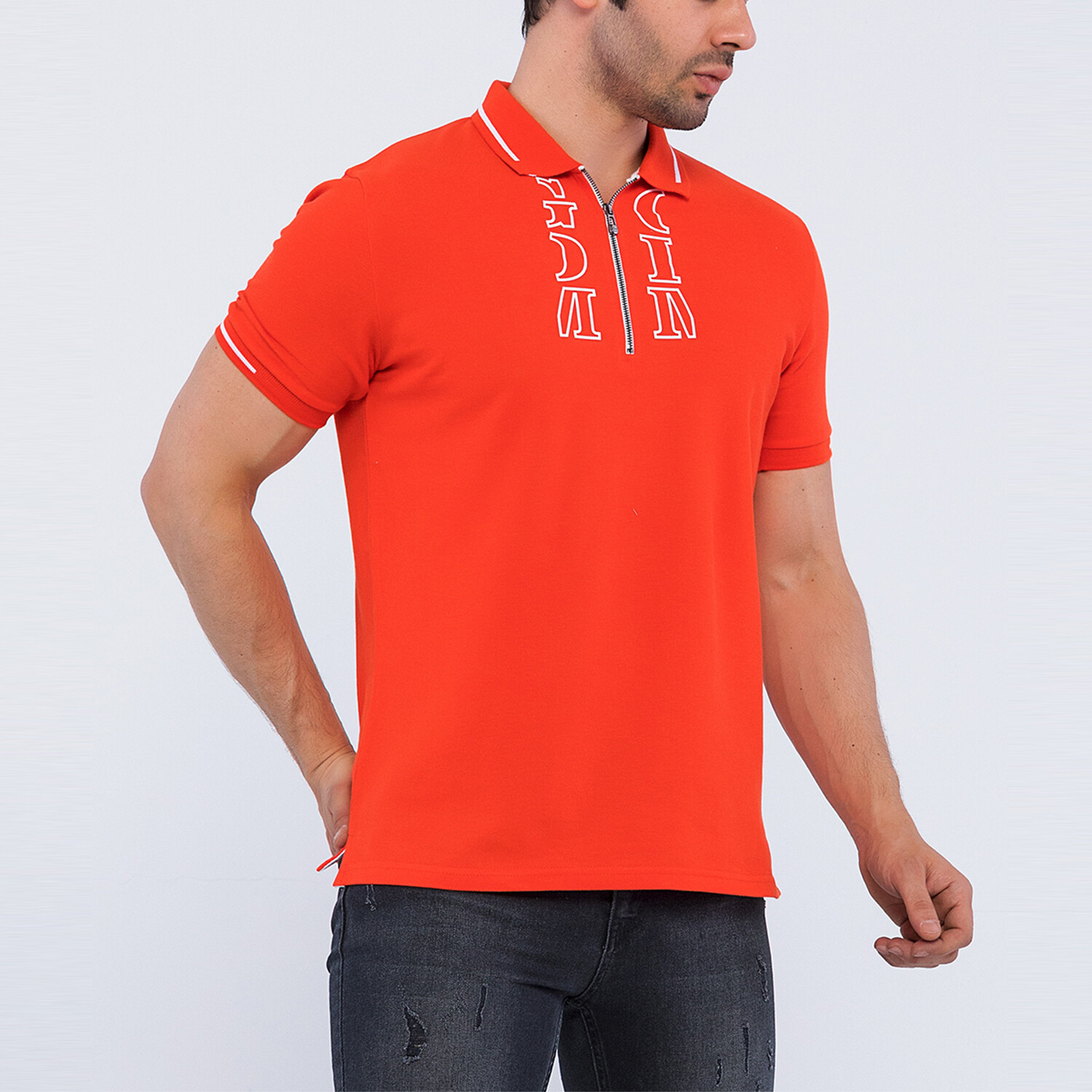 Conor Short Sleeve Polo Shirt // Red (3XL) - Giorgio di Mare Polos ...