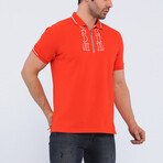 Conor Short Sleeve Polo Shirt // Red (XL)