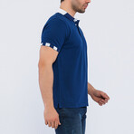 Rocco Short Sleeve Polo Shirt // Navy (S)
