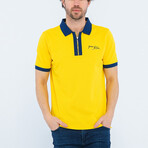 Dexter Short Sleeve Polo Shirt // Mustard (2XL)