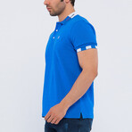 Abdullah Short Sleeve Polo Shirt // Indigo (2XL)