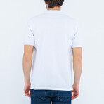 Bilal Short Sleeve Polo Shirt // White (M)